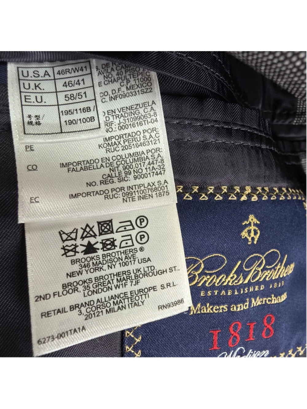 Brooks Brothers one brooks